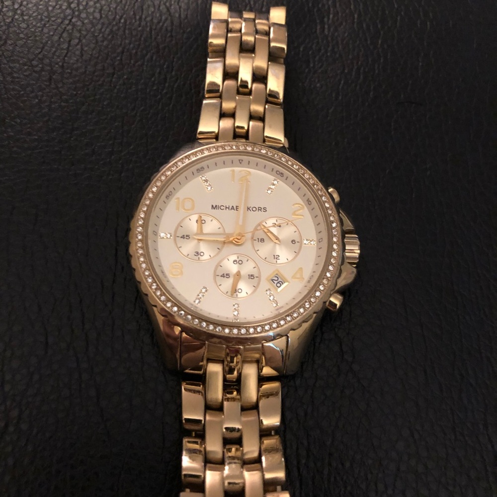 Gold Michael Kors watch